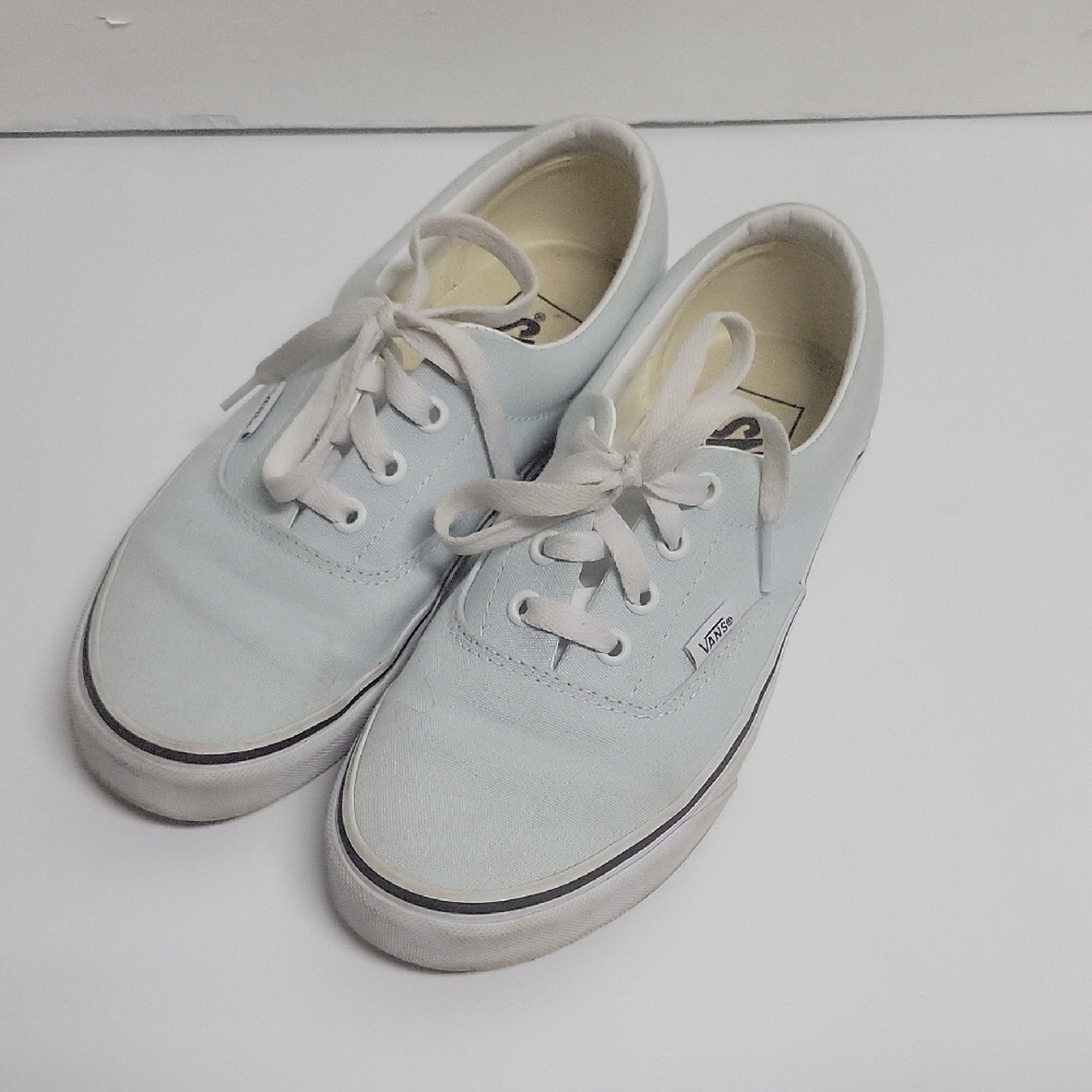Vans Sky Blue Lace-Up Sneakers